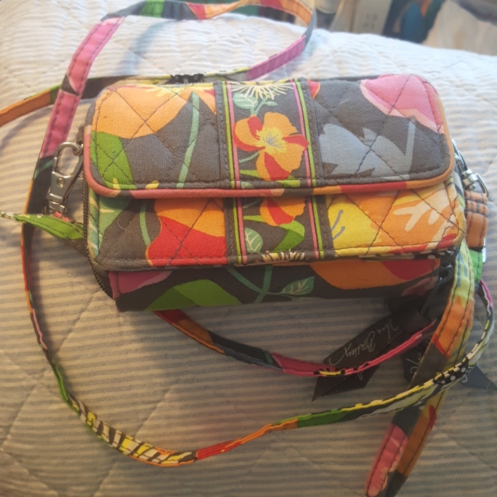 Vera Bradley Wallet On String W/Strap - image 1